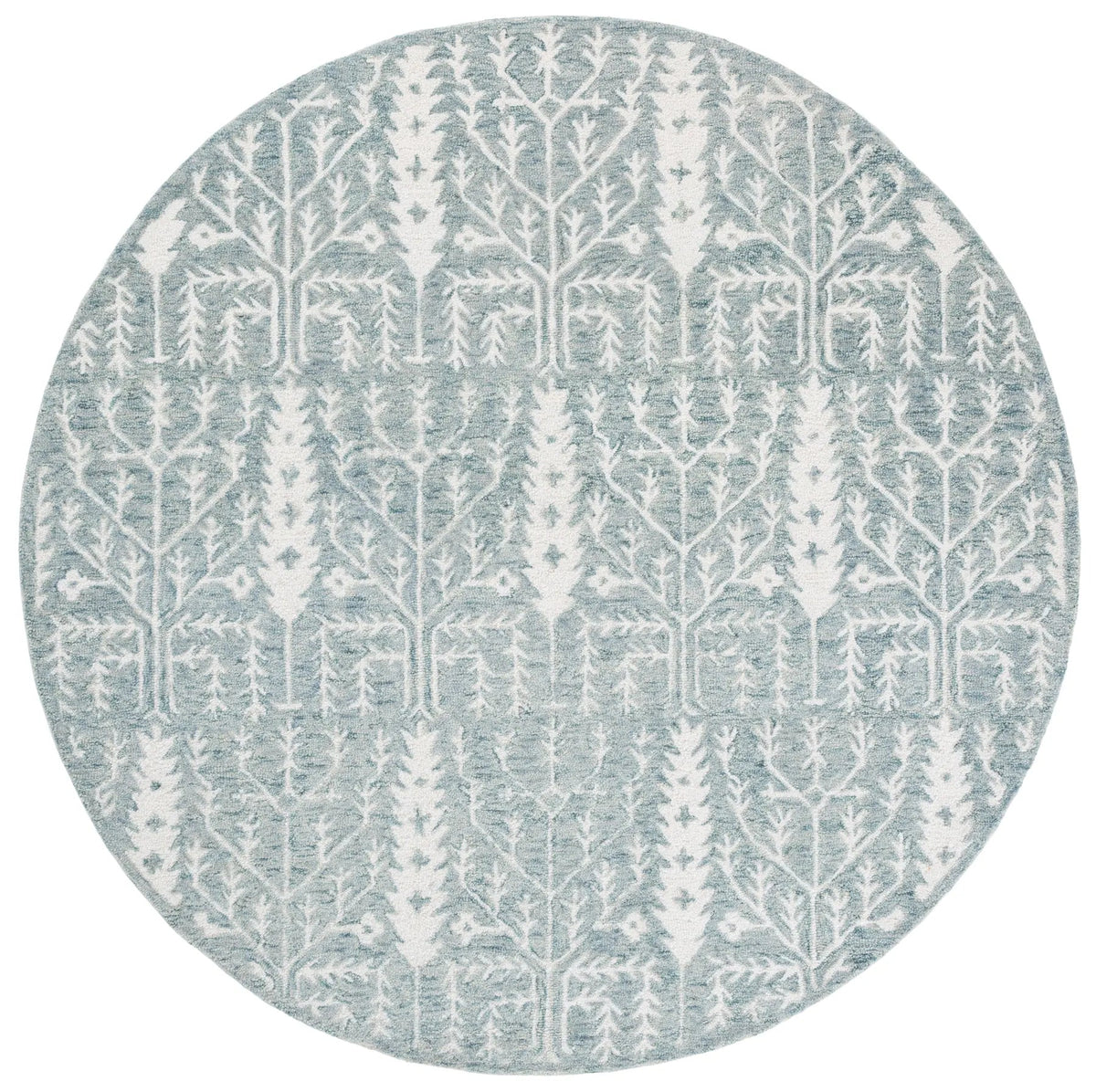 Safavieh Jardin 6'-0" x 6'-0" Rug in Blue / Ivory