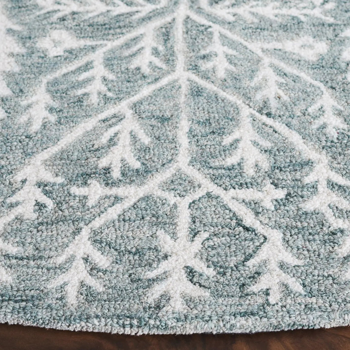 Safavieh Jardin 6'-0" x 6'-0" Rug in Blue / Ivory