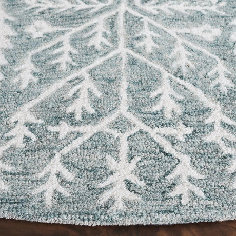 Safavieh Jardin 6'-0" x 6'-0" Rug in Blue / Ivory
