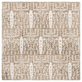 Safavieh Jardin 6'-0" x 6'-0" Rug in Light Brown / Ivory