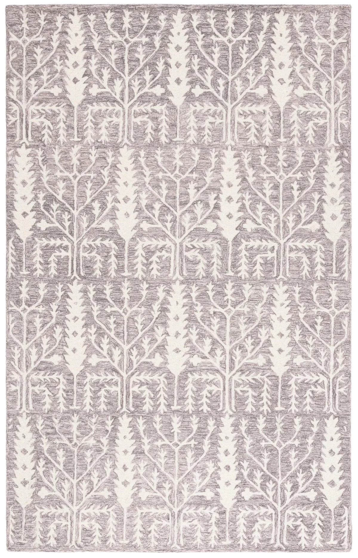 Safavieh Jardin 4'-0" x 6'-0" Rug in Purple / Ivory