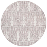 Safavieh Jardin 6'-0" x 6'-0" Rug in Purple / Ivory