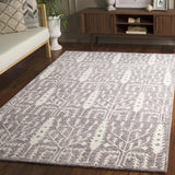 Safavieh Jardin 4'-0" x 6'-0" Rug in Purple / Ivory