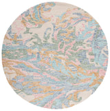 Safavieh Jardin 6'-0" x 6'-0" Rug in Ivory / Pink