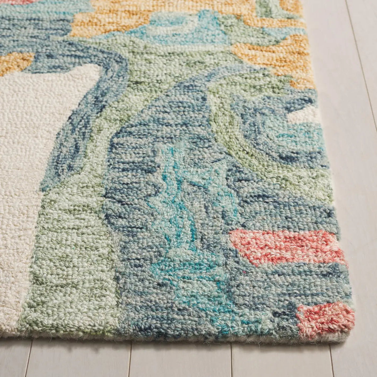 Safavieh Jardin 4'-0" x 6'-0" Rug in Ivory / Pink