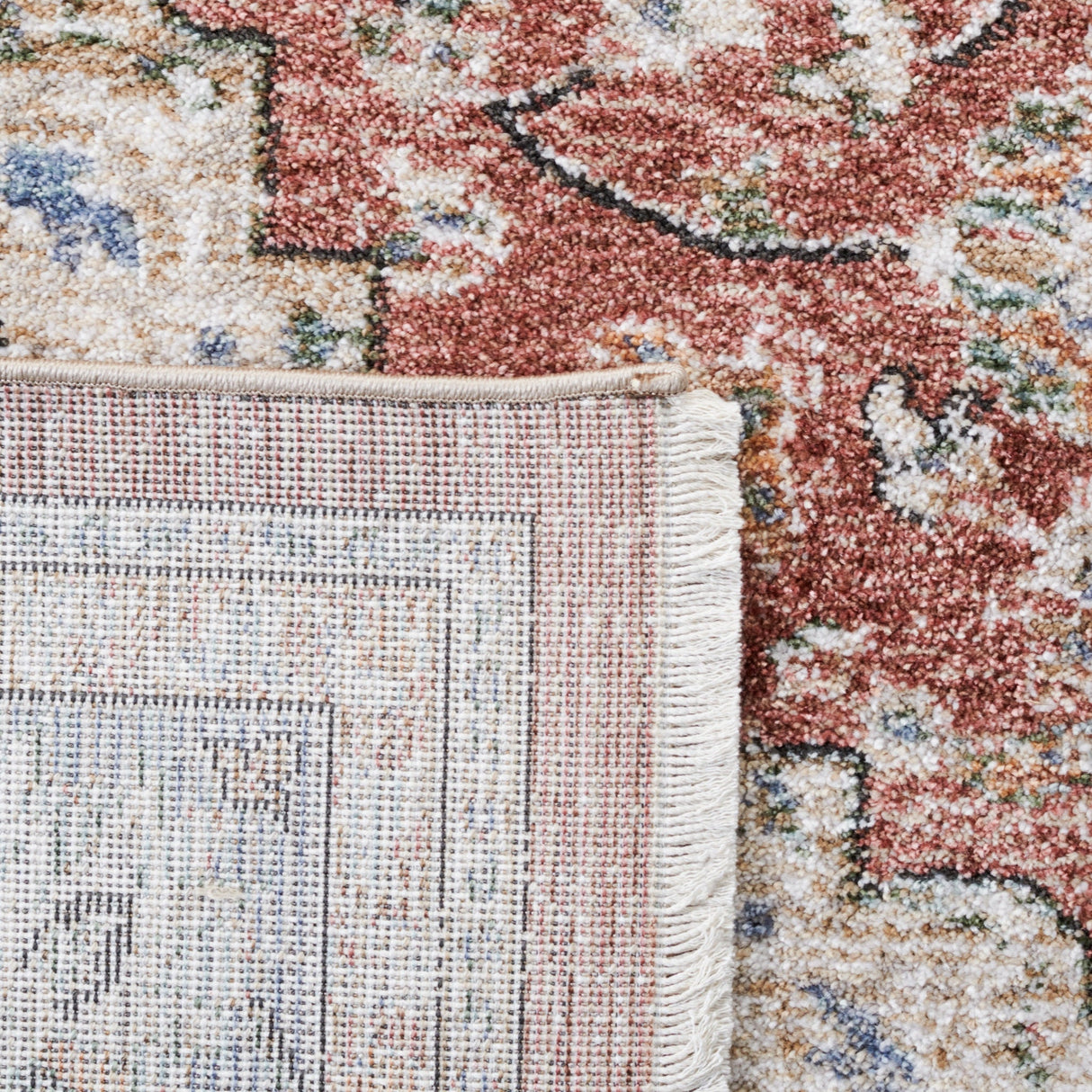 Safavieh Jasmine Jsm317P Rust/Blue Rug - Safavieh - jsm317p - 5r