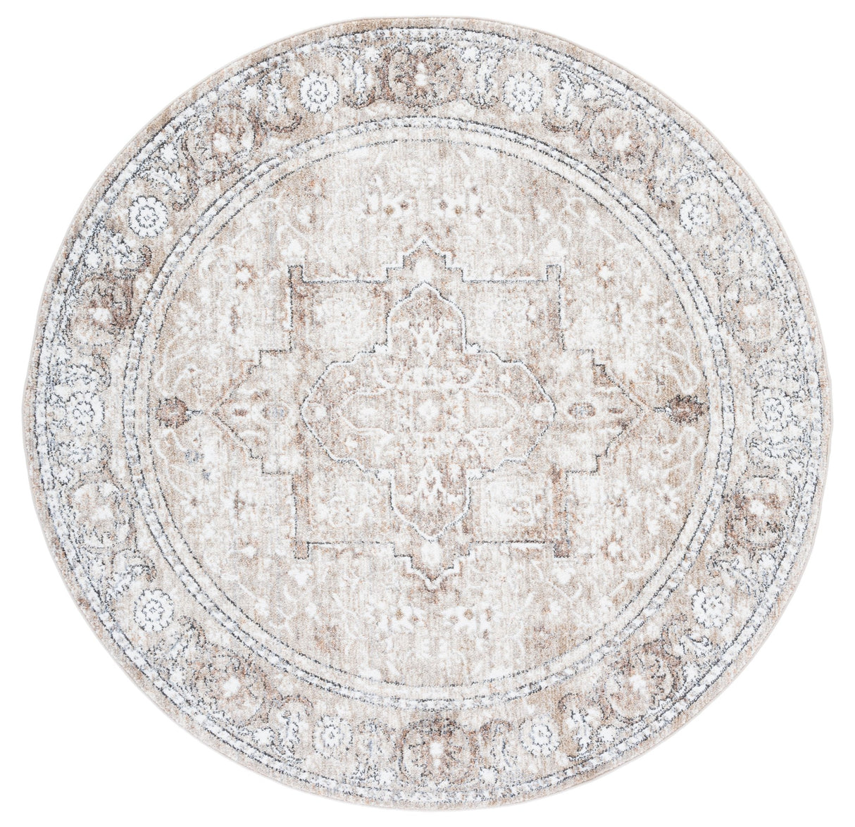 Safavieh Jasmine Jsm318A Ivory/Beige Rug - Safavieh - jsm318a - 5r