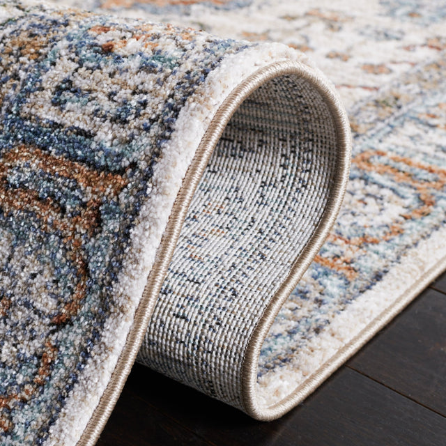 Safavieh Jasmine Jsm319A Ivory/Blue Rug - Safavieh - jsm319a - 5r