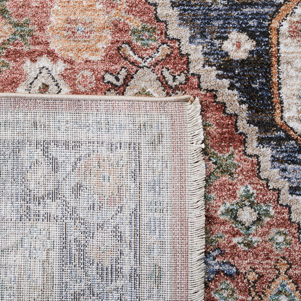 Safavieh Jasmine Jsm329P Rust/Navy Rug - Safavieh - jsm329p - 5r