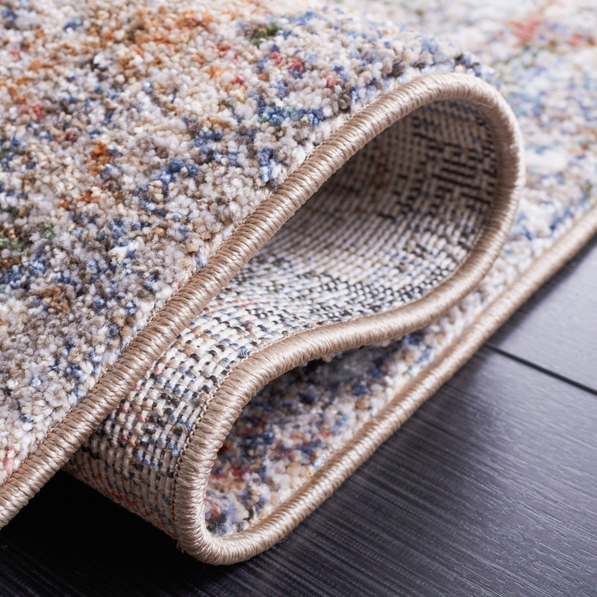 Safavieh Jasmine Jsm334A Ivory/Blue Rug - Safavieh - jsm334a - 5r