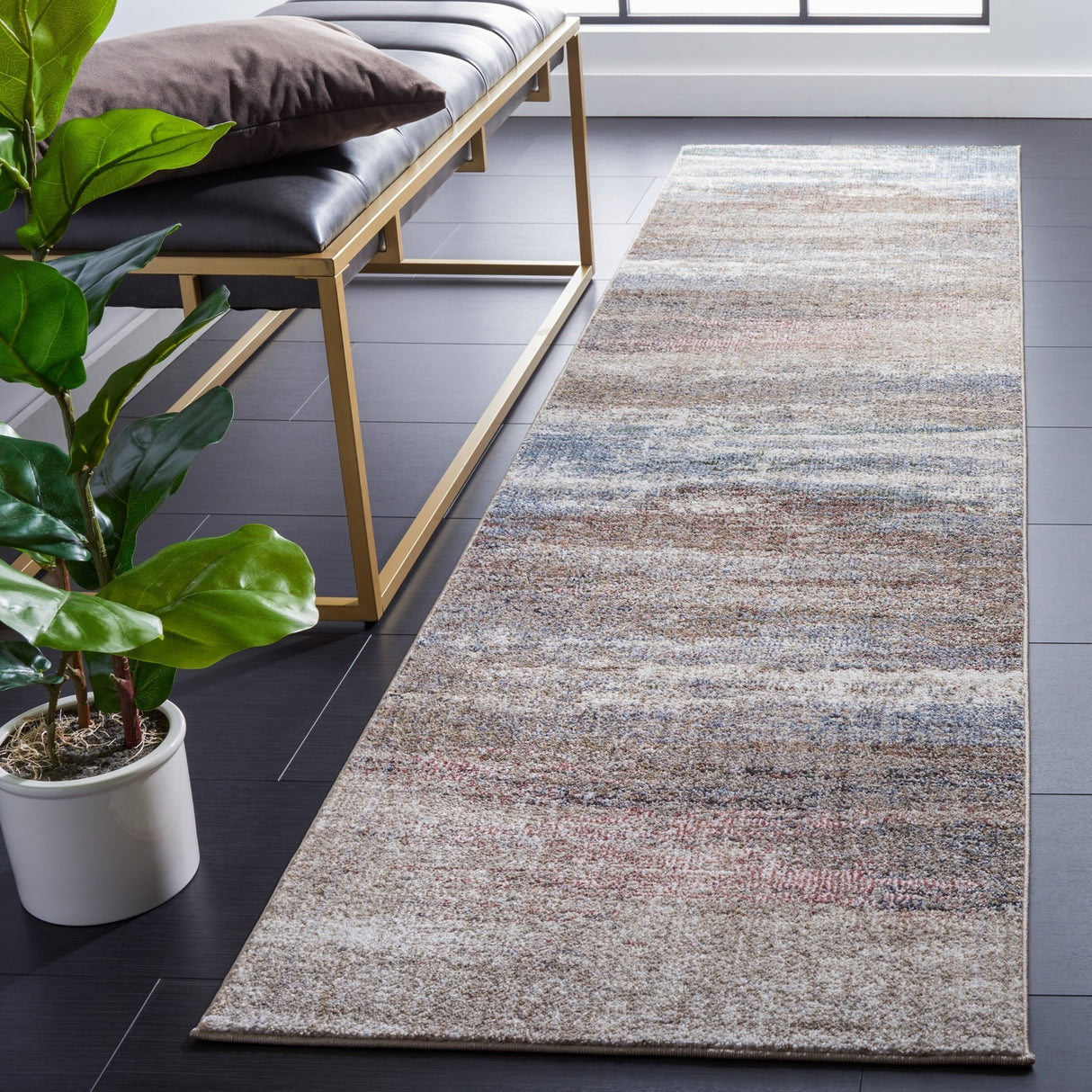 Safavieh Jasmine Jsm337F Grey/Blue Rug - Safavieh - jsm337f - 5r
