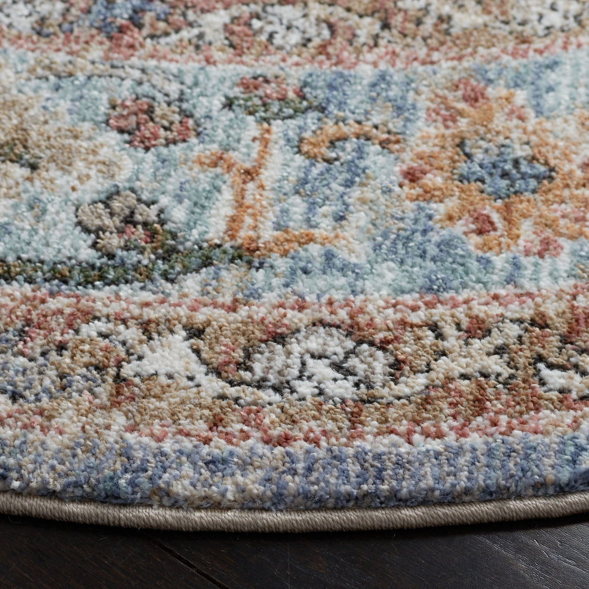 Safavieh Jasmine Jsm338M Blue/Gold Rug - Safavieh - jsm338m - 4