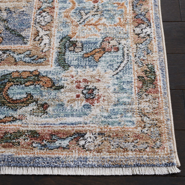 Safavieh Jasmine Jsm338M Blue/Gold Rug - Safavieh - jsm338m - 5r