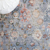 Safavieh Jasmine Jsm338M Blue/Gold Rug - Safavieh - jsm338m - 5r