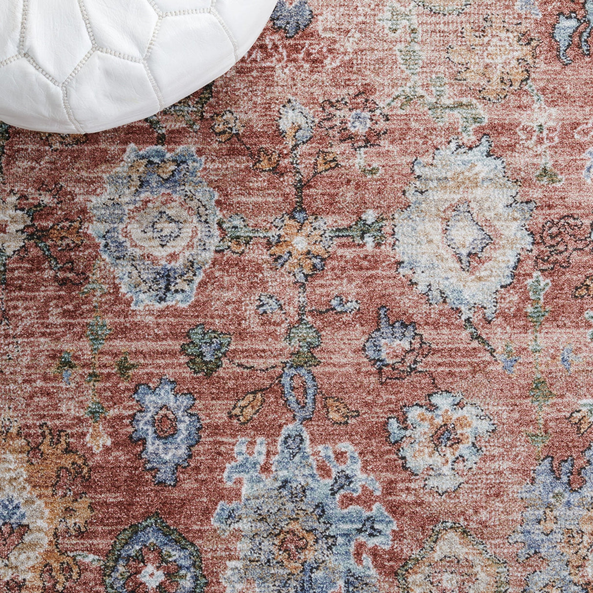 Safavieh Jasmine Jsm338P Rust/Blue Rug - Safavieh - jsm338p - 5r