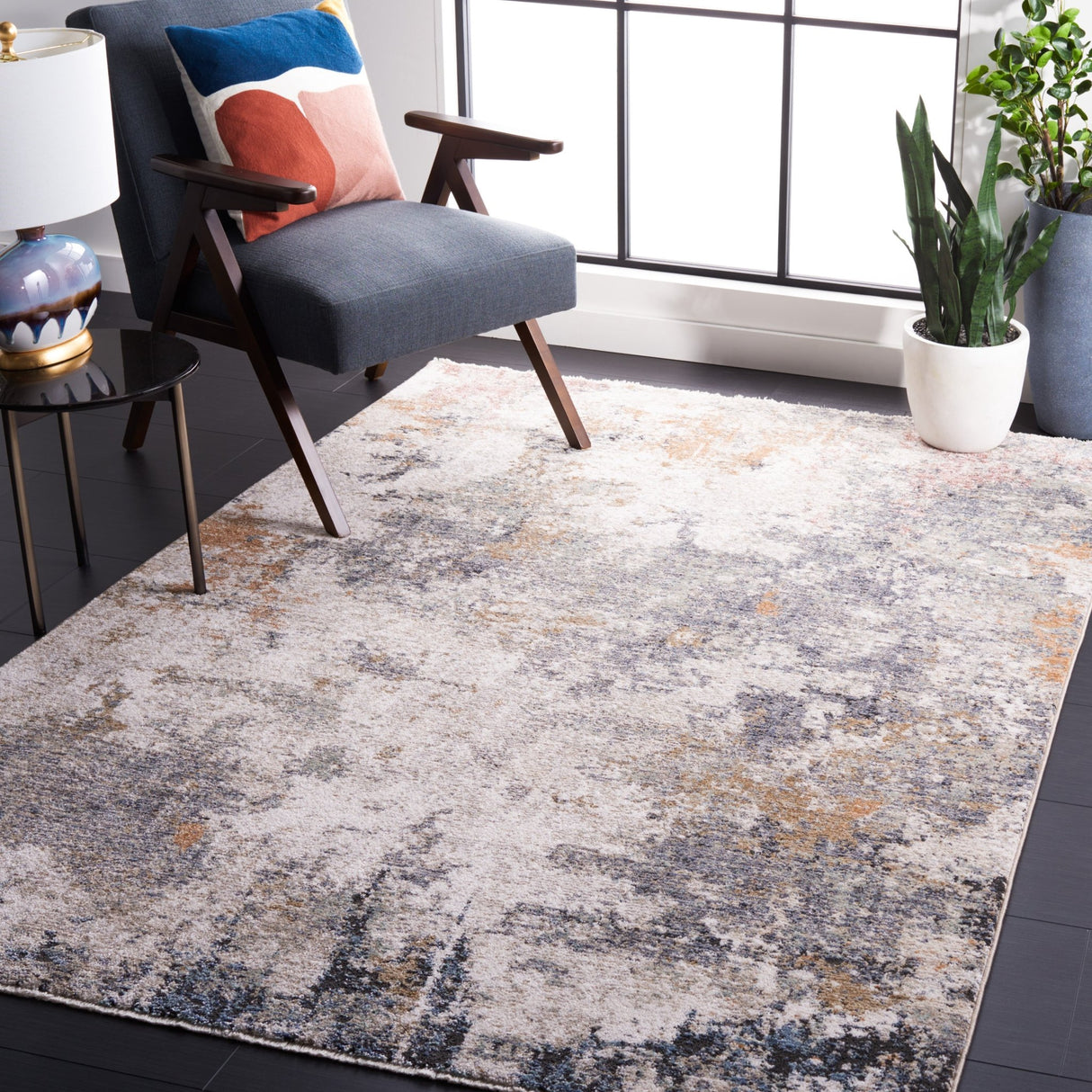 Safavieh Jasmine Jsm342F Grey/Taupe Rug - Safavieh - jsm342f - 4