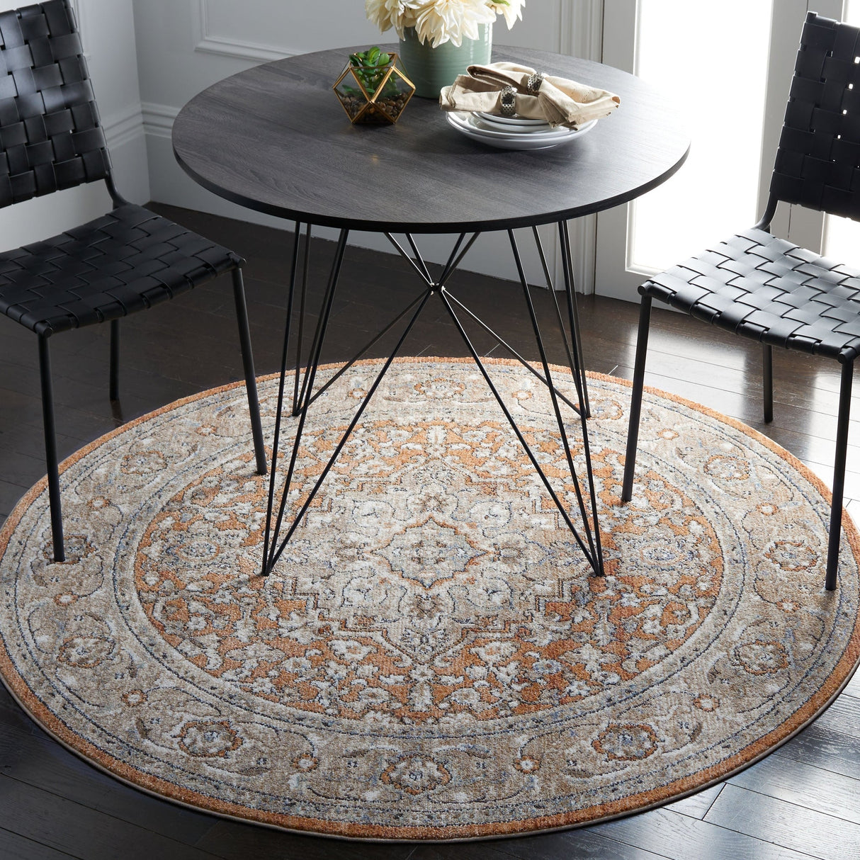 Safavieh Jasmine Jsm375E Gold/Grey Rug - Safavieh - jsm375e - 5r