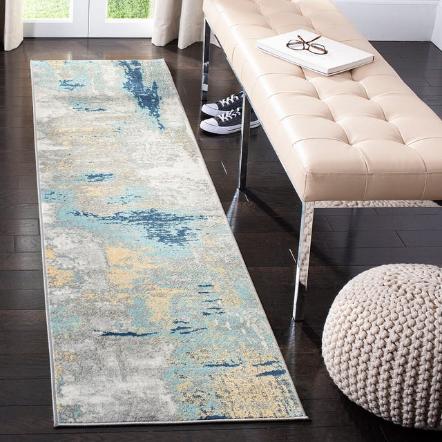 Safavieh Jasper Jsp101A Grey/Gold Rug - Safavieh - jsp101a - 3sq