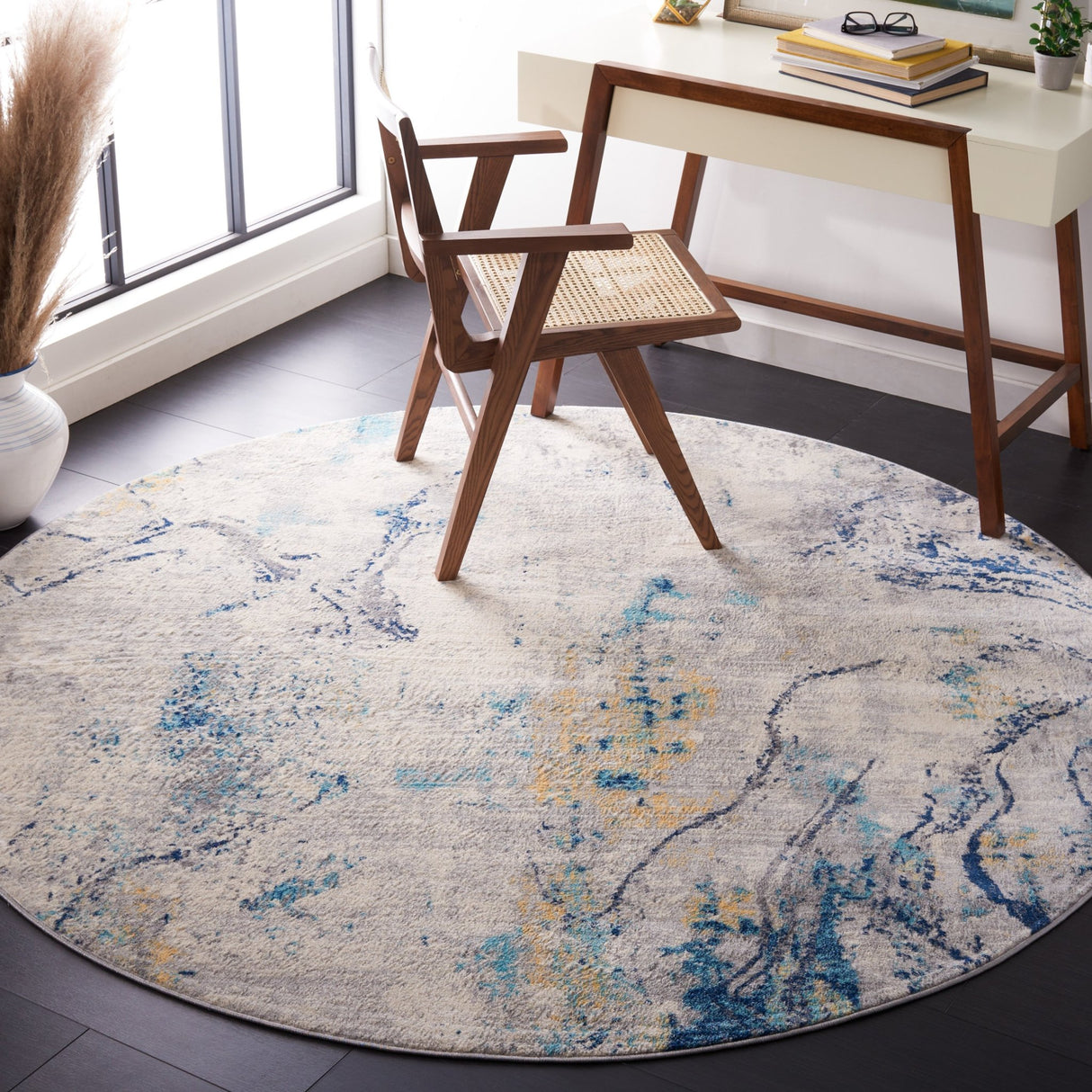 Safavieh Jasper Jsp129A Ivory/Blue Rug - Safavieh - jsp129a - 7r