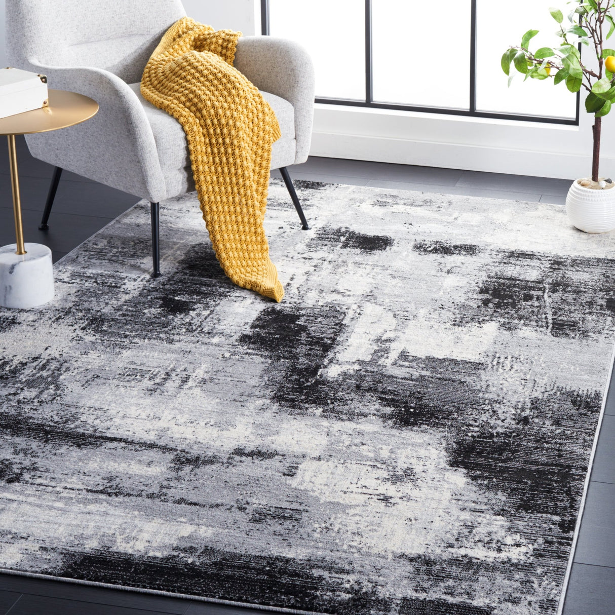 Safavieh Jasper Jsp142Z Black/Ivory Rug - Safavieh - jsp142z - 4