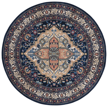 Safavieh Journey Jny105N Navy/Ivory Rug - Safavieh - jny105n - 7r