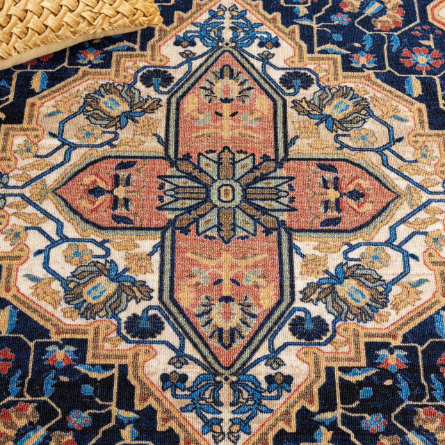 Safavieh Journey Jny105N Navy/Ivory Rug - Safavieh - jny105n - 7r