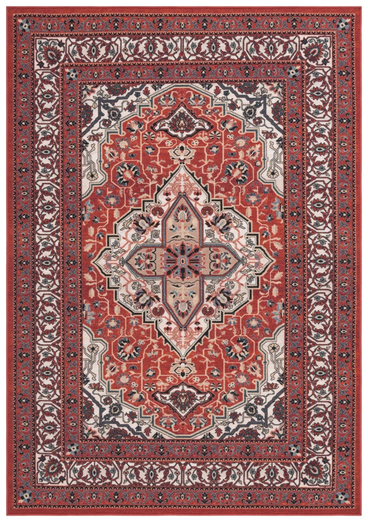 Safavieh Journey Jny105P Red/Ivory Rug - Safavieh - jny105p - 4