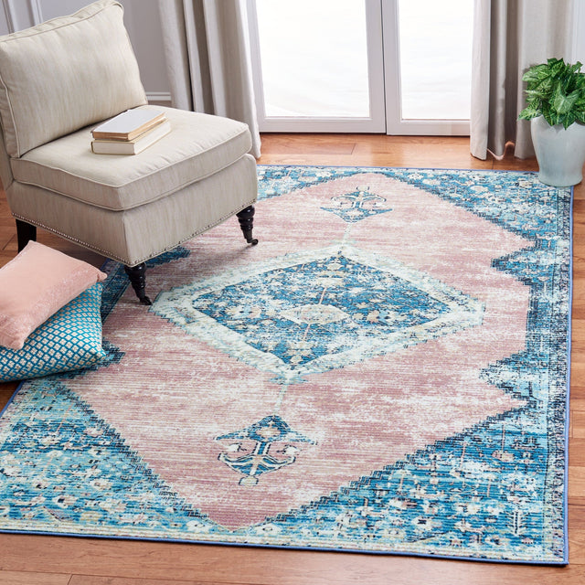 Safavieh Journey Jny147M Blue/Pink Rugs - Safavieh - jny147m - 4