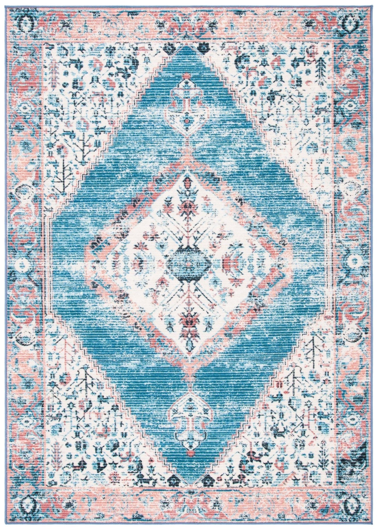 Safavieh Journey Jny149A Ivory/Blue Rugs - Safavieh - jny149a - 4