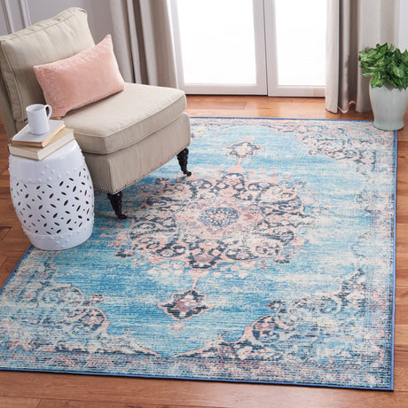 Safavieh Journey Jny152M Turquoise/Pink Rugs - Safavieh - jny152m - 4