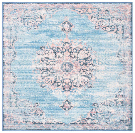 Safavieh Journey Jny152M Turquoise/Pink Rugs - Safavieh - jny152m - 7sq