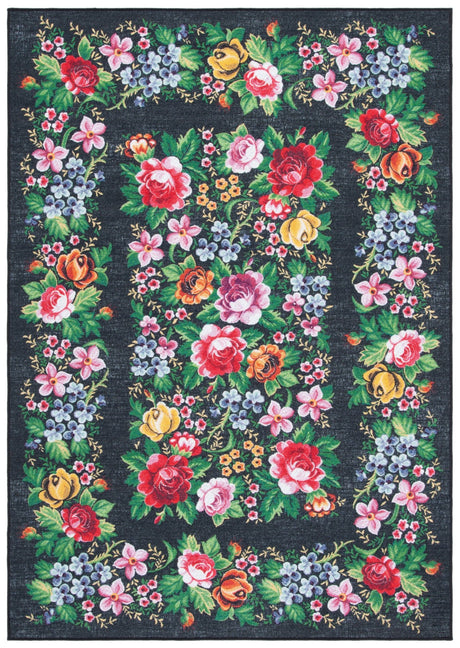 Safavieh Journey Jny154H Charcoal/Green Rugs - Safavieh - jny154h - 4