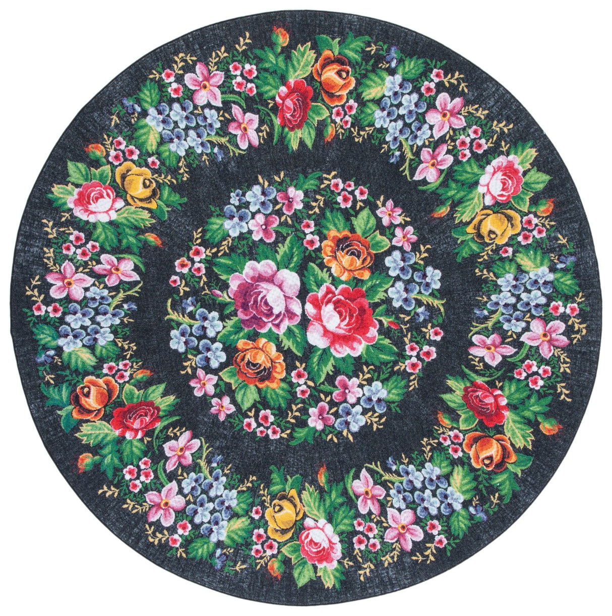 Safavieh Journey Jny154H Charcoal/Green Rugs - Safavieh - jny154h - 7r