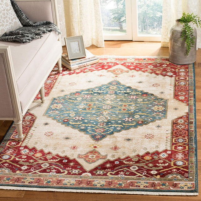 Safavieh Kashan Ksn300A Blue / Red Rugs - Safavieh - ksn300a - 3