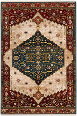 Safavieh Kashan Ksn300A Blue / Red Rugs - Safavieh - ksn300a - 3
