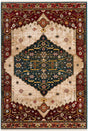 Safavieh Kashan Ksn300A Blue / Red Rugs - Safavieh - ksn300a - 3