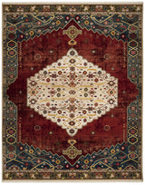 Safavieh Kashan Ksn300B Ivory / Blue Rugs - Safavieh - ksn300b - 3