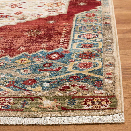 Safavieh Kashan Ksn300B Ivory / Blue Rugs - Safavieh - ksn300b - 3