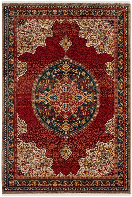 Safavieh Kashan Ksn302F Red / Blue Rugs - Safavieh - ksn302f - 3