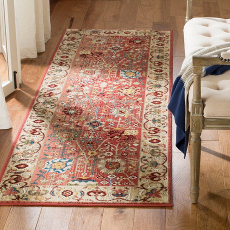 Safavieh Kashan Ksn303L Red / Beige Rugs - ksn303l-28