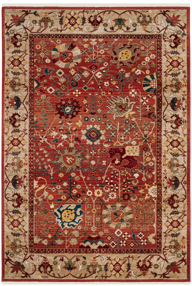 Safavieh Kashan Ksn303L Red / Beige Rugs - Safavieh - ksn303l - 3