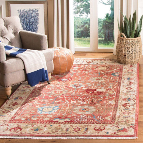 Safavieh Kashan Ksn303L Red / Beige Rugs - ksn303l-3
