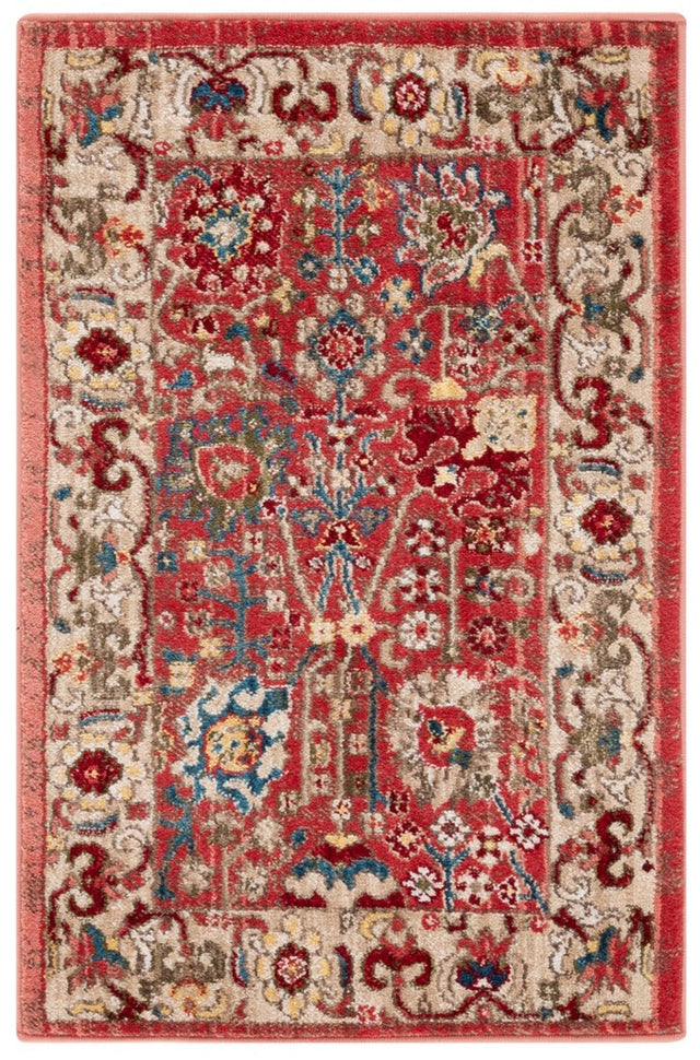 Safavieh Kashan Ksn303L Red / Beige Rugs - ksn303l-3