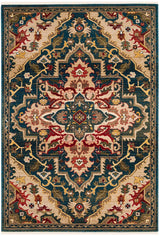 Safavieh Kashan Ksn304B Blue / Beige Rugs - Safavieh - ksn304b - 3