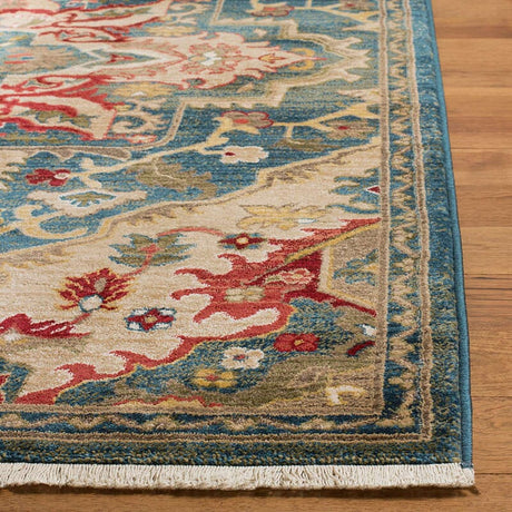 Safavieh Kashan Ksn304B Blue / Beige Rugs - Safavieh - ksn304b - 3