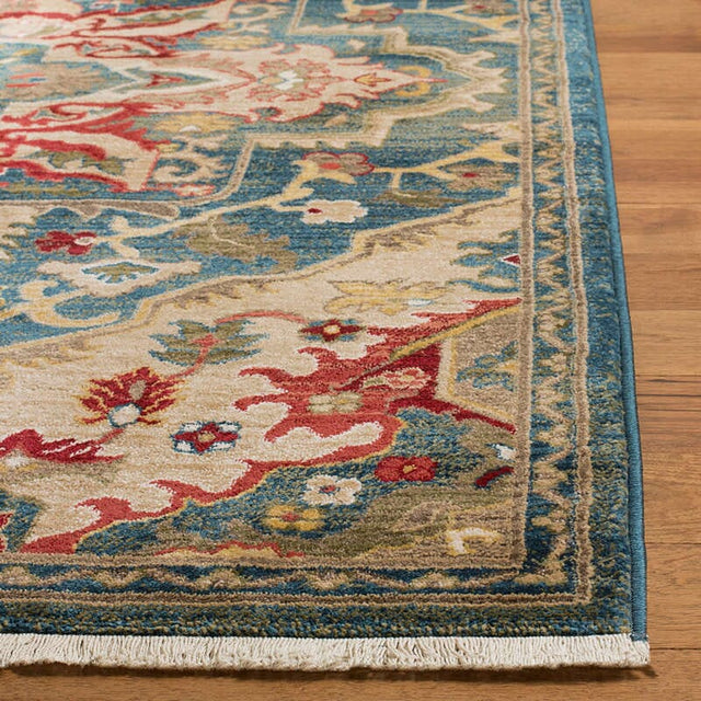 Safavieh Kashan Ksn304B Blue / Beige Rugs - Safavieh - ksn304b - 3