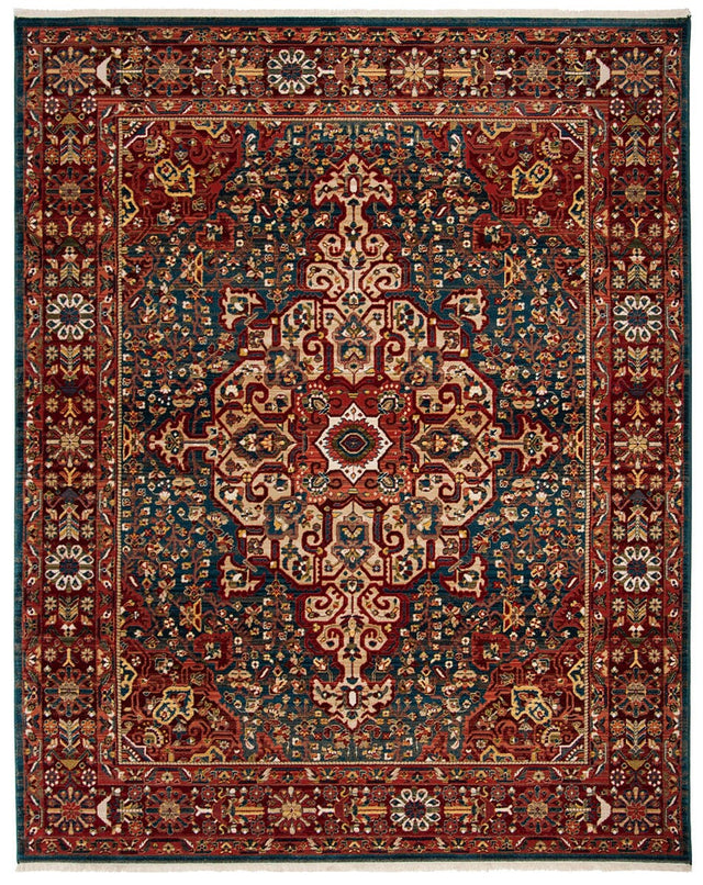 Safavieh Kashan Ksn305A Blue / Red Rugs - Safavieh - ksn305a - 3