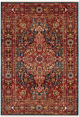 Safavieh Kashan Ksn305A Blue / Red Rugs - Safavieh - ksn305a - 3