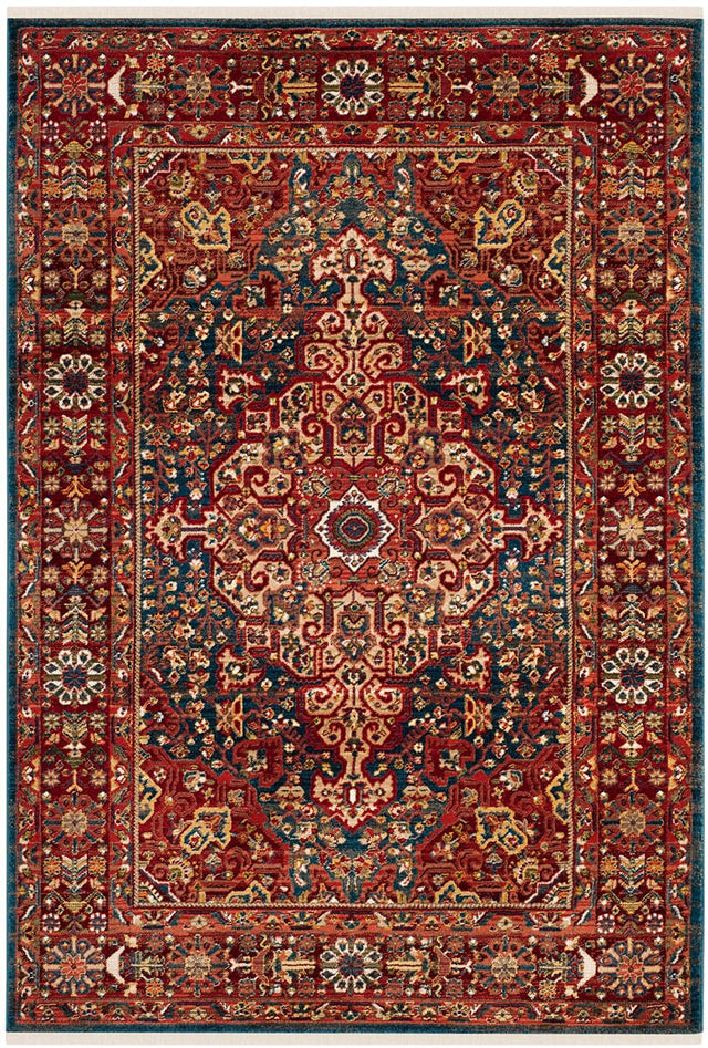 Safavieh Kashan Ksn305A Blue / Red Rugs - Safavieh - ksn305a - 3