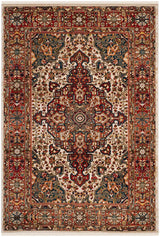 Safavieh Kashan Ksn305B Ivory / Blue Rugs - Safavieh - ksn305b - 3